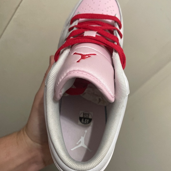 Pink red and white Jordan 1 - Picture 2 of 4